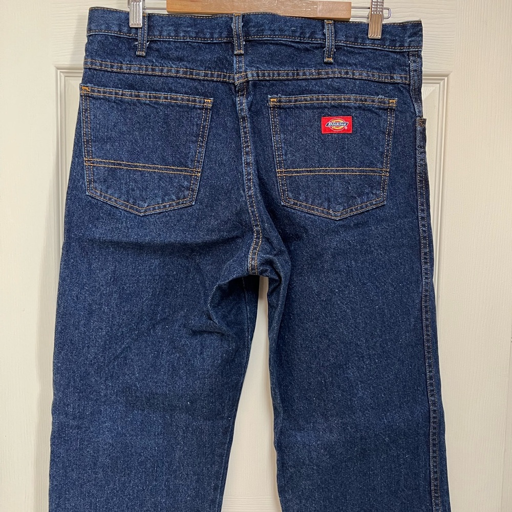 Dickies Straight Leg Blue Jeans 34X32 NWOT
